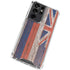 Hawaiian Flag Dark Wood Galaxy S21 Ultra 5G Clear Case