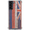 Hawaiian Flag Dark Wood Galaxy S22 Clear Case