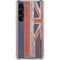 Hawaiian Flag Dark Wood Galaxy S23 Clear Case