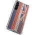 Hawaiian Flag Dark Wood Galaxy S23 FE Clear Case