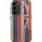 Hawaiian Flag Dark Wood Galaxy S23 Plus Pro Case
