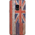 Hawaiian Flag Dark Wood Galaxy S9 Skin
