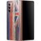 Hawaiian Flag Dark Wood Galaxy Z Fold2 5G Skin