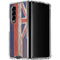 Hawaiian Flag Dark Wood Galaxy Z Fold4 5G Clear Case