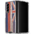 Hawaiian Flag Dark Wood Galaxy Z Fold4 5G Clear Case