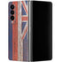 Hawaiian Flag Dark Wood Galaxy Z Fold4 5G Skin