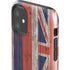Hawaiian Flag Dark Wood iPhone 11 Impact Case