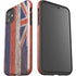 Hawaiian Flag Dark Wood iPhone 11 Impact Case