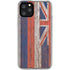 Hawaiian Flag Dark Wood iPhone 11 Pro Clear Case