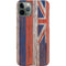 Hawaiian Flag Dark Wood iPhone 11 Pro Lite Case