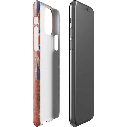 Hawaiian Flag Dark Wood iPhone 11 Pro Lite Case