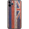 Hawaiian Flag Dark Wood iPhone 11 Pro Skin