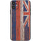 Hawaiian Flag Dark Wood iPhone 11 Skin