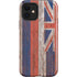 Hawaiian Flag Dark Wood iPhone 12 Impact Case