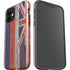 Hawaiian Flag Dark Wood iPhone 12 Impact Case