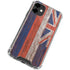 Hawaiian Flag Dark Wood iPhone 12 Mini Clear Case