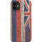 Hawaiian Flag Dark Wood iPhone 12 Mini Lite Case