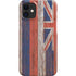Hawaiian Flag Dark Wood iPhone 12 Mini Lite Case