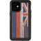 Hawaiian Flag Dark Wood iPhone 12 Mini Waterproof Case