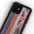 Hawaiian Flag Dark Wood iPhone 12 Mini Waterproof Case
