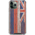 Hawaiian Flag Dark Wood iPhone 12 Pro Max Clear Case