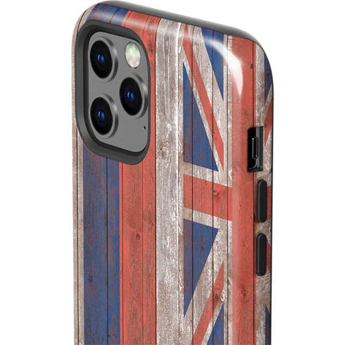 Hawaiian Flag Dark Wood iPhone 12 Pro Max Impact Case
