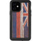 Hawaiian Flag Dark Wood iPhone 12 Waterproof Case