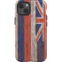 Hawaiian Flag Dark Wood iPhone 13 Impact Case