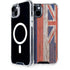 Hawaiian Flag Dark Wood iPhone 14 Plus MagSafe Case