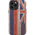Hawaiian Flag Dark Wood iPhone 15 Pro Max Impact Case