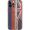 Hawaiian Flag Dark Wood iPhone 14 Pro Max Skin