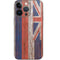 Hawaiian Flag Dark Wood iPhone 14 Pro Skin