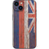 Hawaiian Flag Dark Wood iPhone 14 Skin