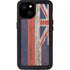 Hawaiian Flag Dark Wood iPhone 15 Plus Waterproof Case
