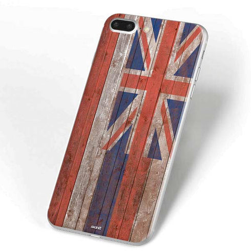 Hawaiian Flag Dark Wood iPhone 7 Plus Skin