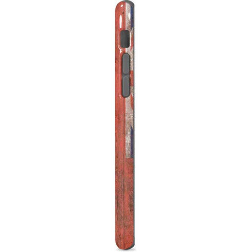 Hawaiian Flag Dark Wood iPhone 7 Pro Case