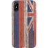 Hawaiian Flag Dark Wood iPhone X Pro Case
