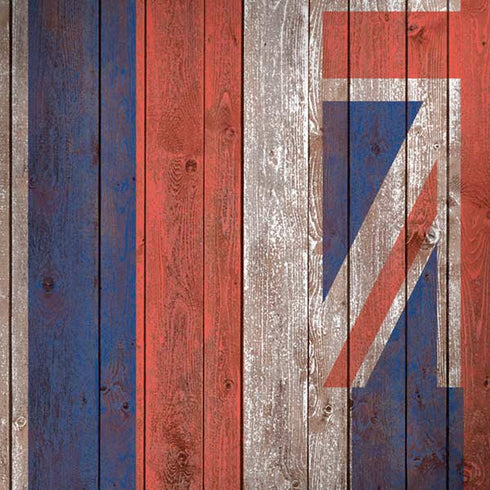 Hawaiian Flag Dark Wood iPhone X Pro Case