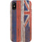 Hawaiian Flag Dark Wood iPhone XS Pro Case