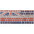 Hawaiian Flag Dark Wood Magic Keyboard Skin