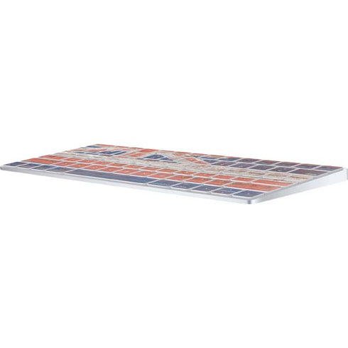 Hawaiian Flag Dark Wood Magic Keyboard Skin