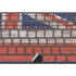 Hawaiian Flag Dark Wood Magic Keyboard with Numeric Keypad Skin