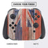 Hawaiian Flag Dark Wood Nintendo Switch Bundle Skin
