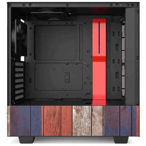 Hawaiian Flag Dark Wood NZXT H510 Compact ATX Mid-Tower Case Skin