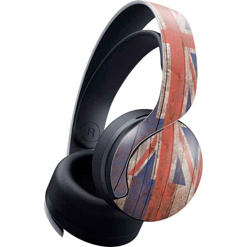 Hawaiian Flag Dark Wood PULSE 3D Wireless Headset for PS5 Skin