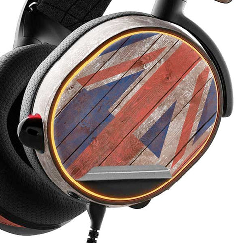 Hawaiian Flag Dark Wood SteelSeries Arctis 5 Skin