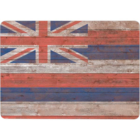Hawaiian Flag Dark Wood Surface Laptop Studio Skin