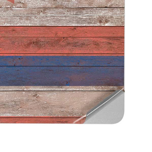 Hawaiian Flag Dark Wood Surface Laptop Studio Skin
