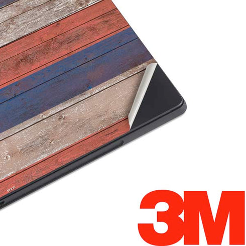 Hawaiian Flag Dark Wood Surface Pro 7 Skin