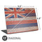 Hawaiian Flag Dark Wood Universal Laptop 12in (9.8 x 6.8in) Skin